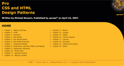 Desktop Screenshot of cssdesignpatterns.com